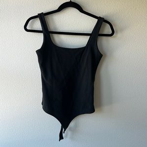 Black Abercrombie Strapless Bodysuit